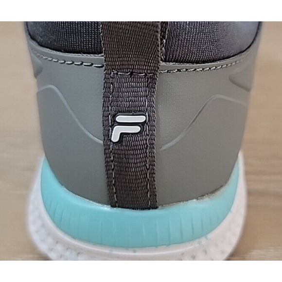 Fila Women's Memory Foam Athletic Running Shoes Grey Mint Size 6 - Picture 11 of 12